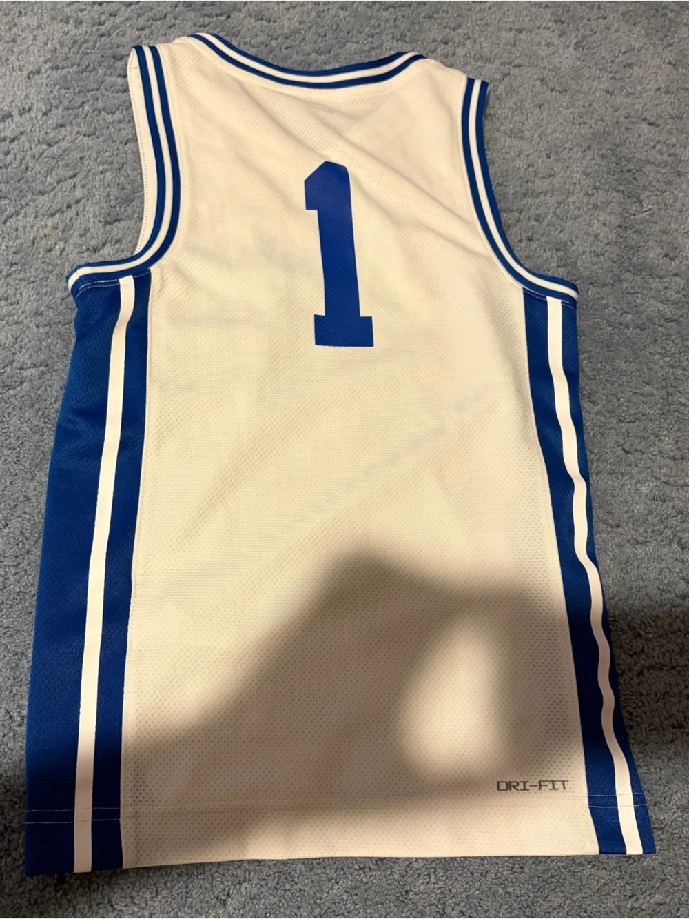 Nike Elite Duke #1 Zion Williamson NCAA Basketball Jersey Youth Small